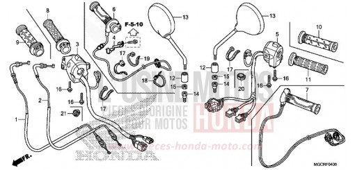 COMMUTATEUR/CABLE CB1100NAJ de 2018